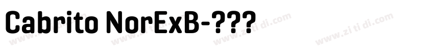 Cabrito NorExB字体转换 Cabrito NorExB字体转换